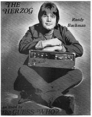 Randy Bachman with the Garnet Herzog