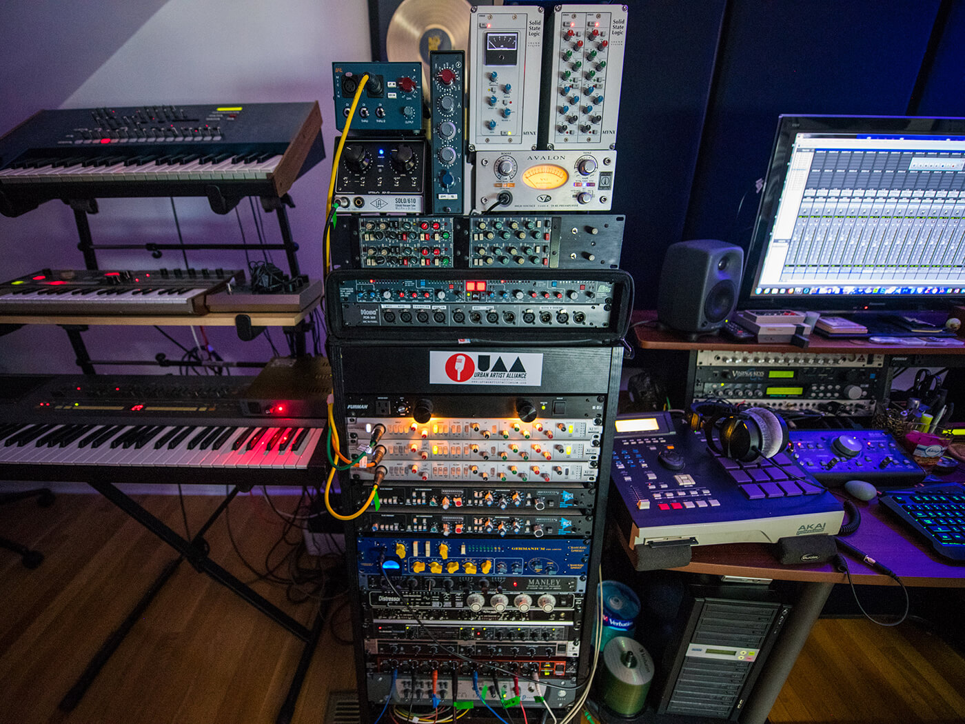 Show Us Your Space: Teetopia Studios, an Austin Synth | Reverb News