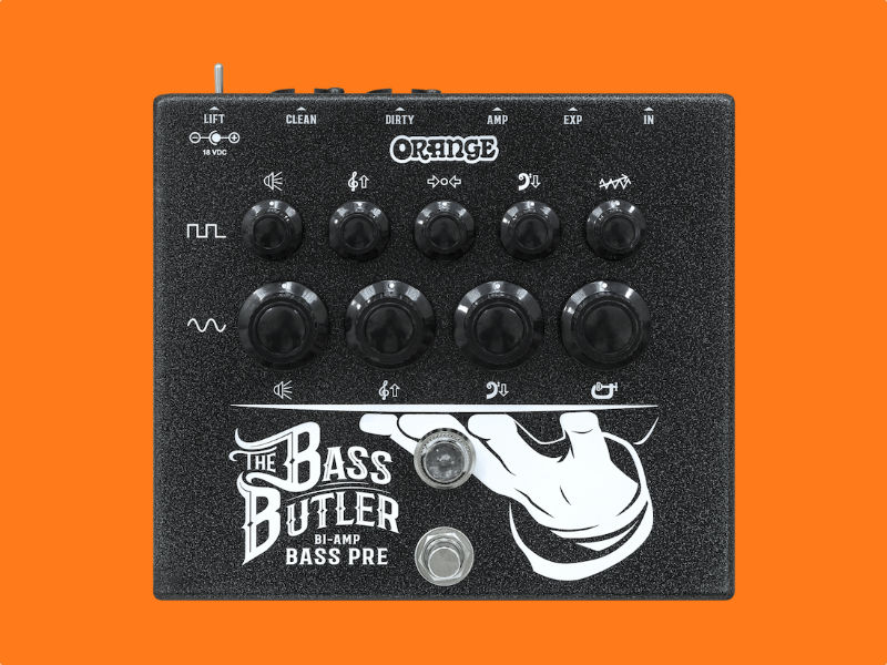 Orange Bass Butler Bi-Amp Bass Preamp Pedal | Sweetwater