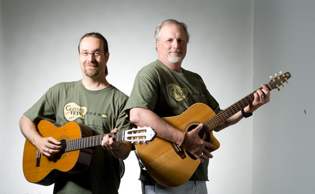 Guitars 4 Vets founders Patrick Nettesheim and Dan Van Buskirk. Photo used with permission.