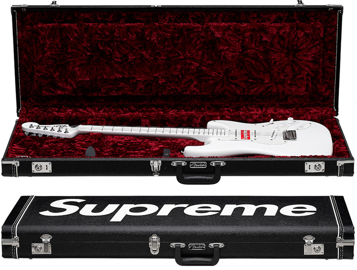 Fender Collaborates with Supreme on Flashy White Strat | Reverb News