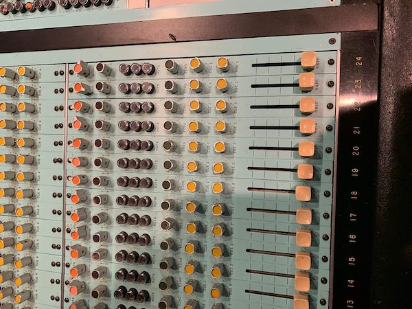 Herb Alpert's 1975 API 3224 Recording Console