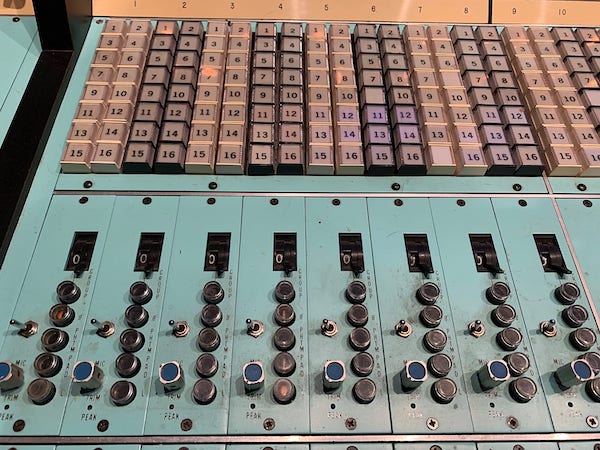 Herb Alpert's 1975 API 3224 Recording Console