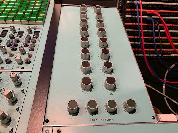 Herb Alpert's 1975 API 3224 Recording Console