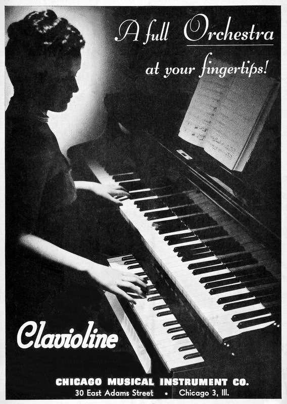A Gibson-CMI Clavioline ad.