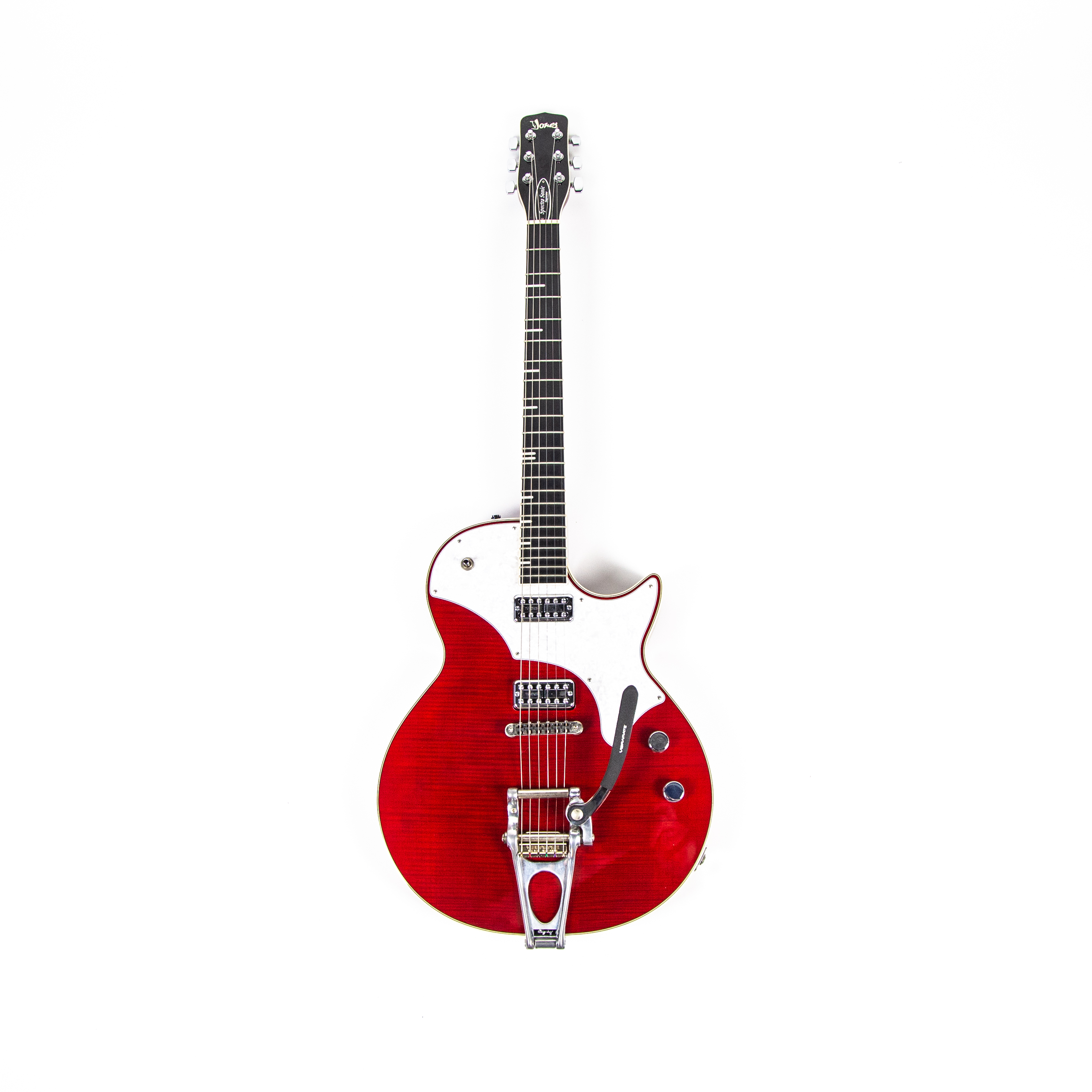 TV Jones Spectrasonic with a red and white finish