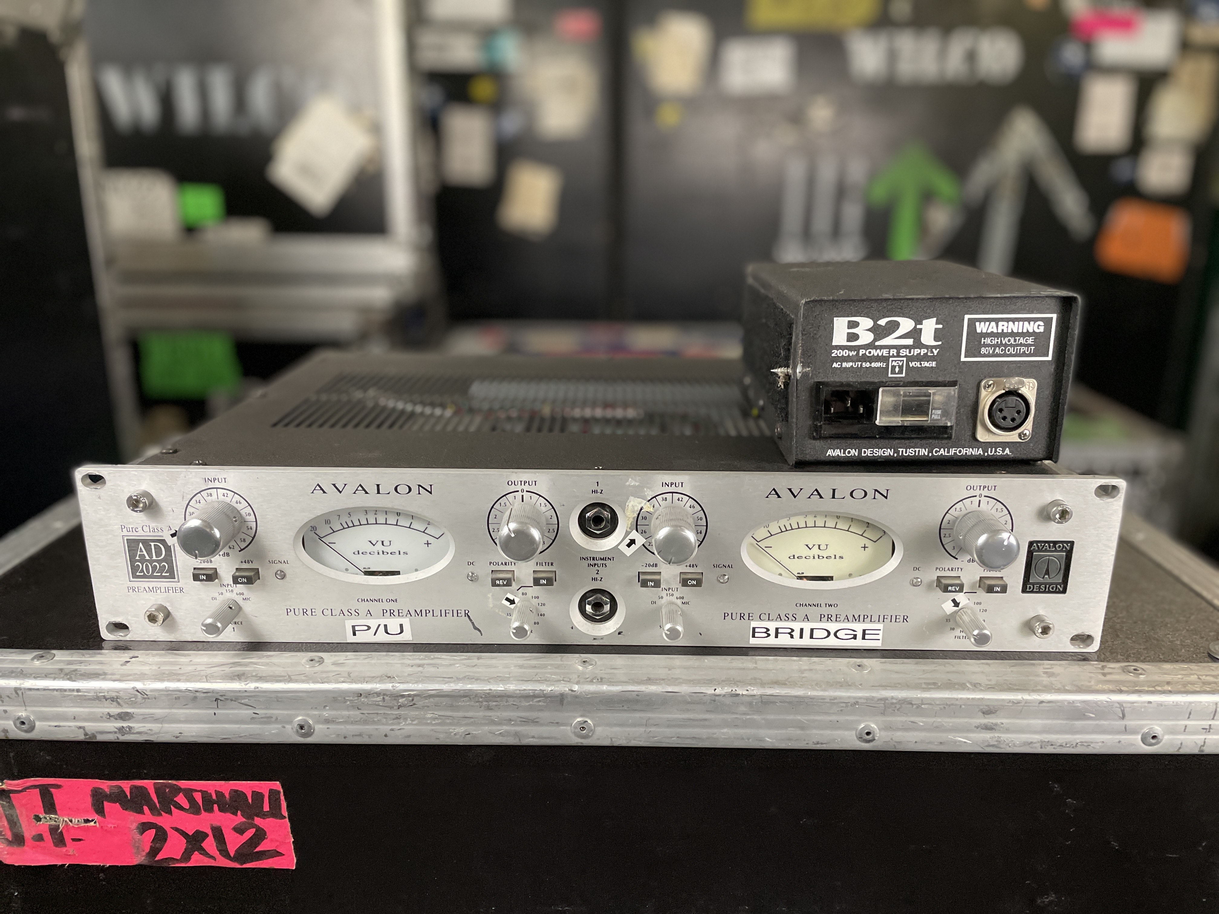 Avalon AD2022 rack preamps