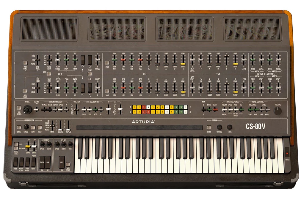 A screenshot of Arturia's CS-80 V.