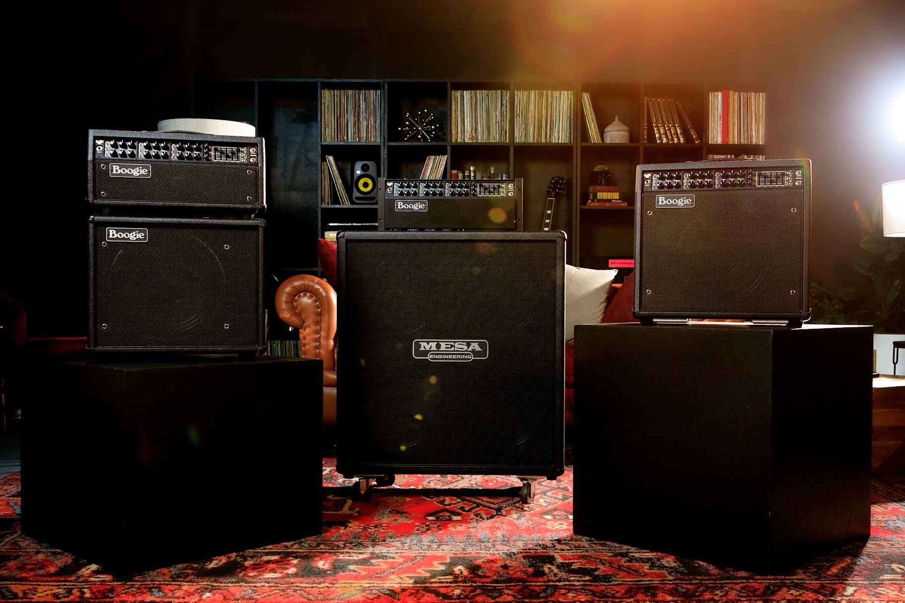 The all-new Mesa/Boogie Mark VII, available as a 1x12 combo, head, and rackmount head.