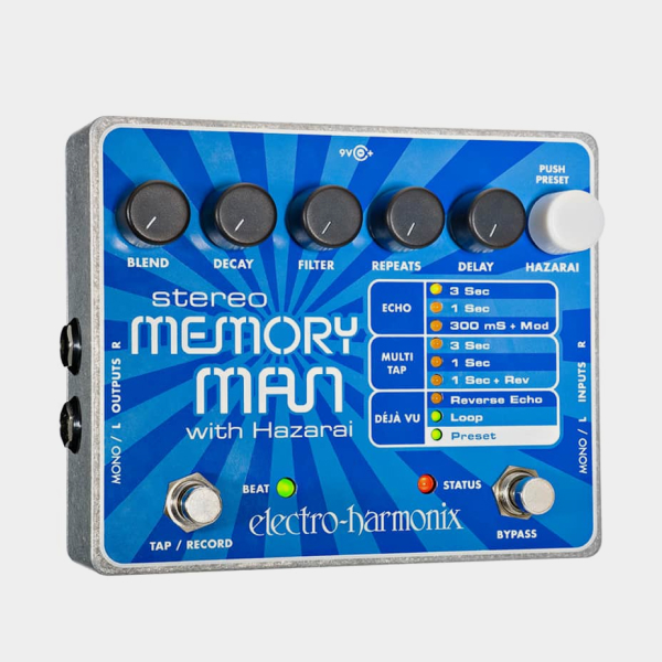 Electro-Harmonix Stereo Memory Man w/Hazarai