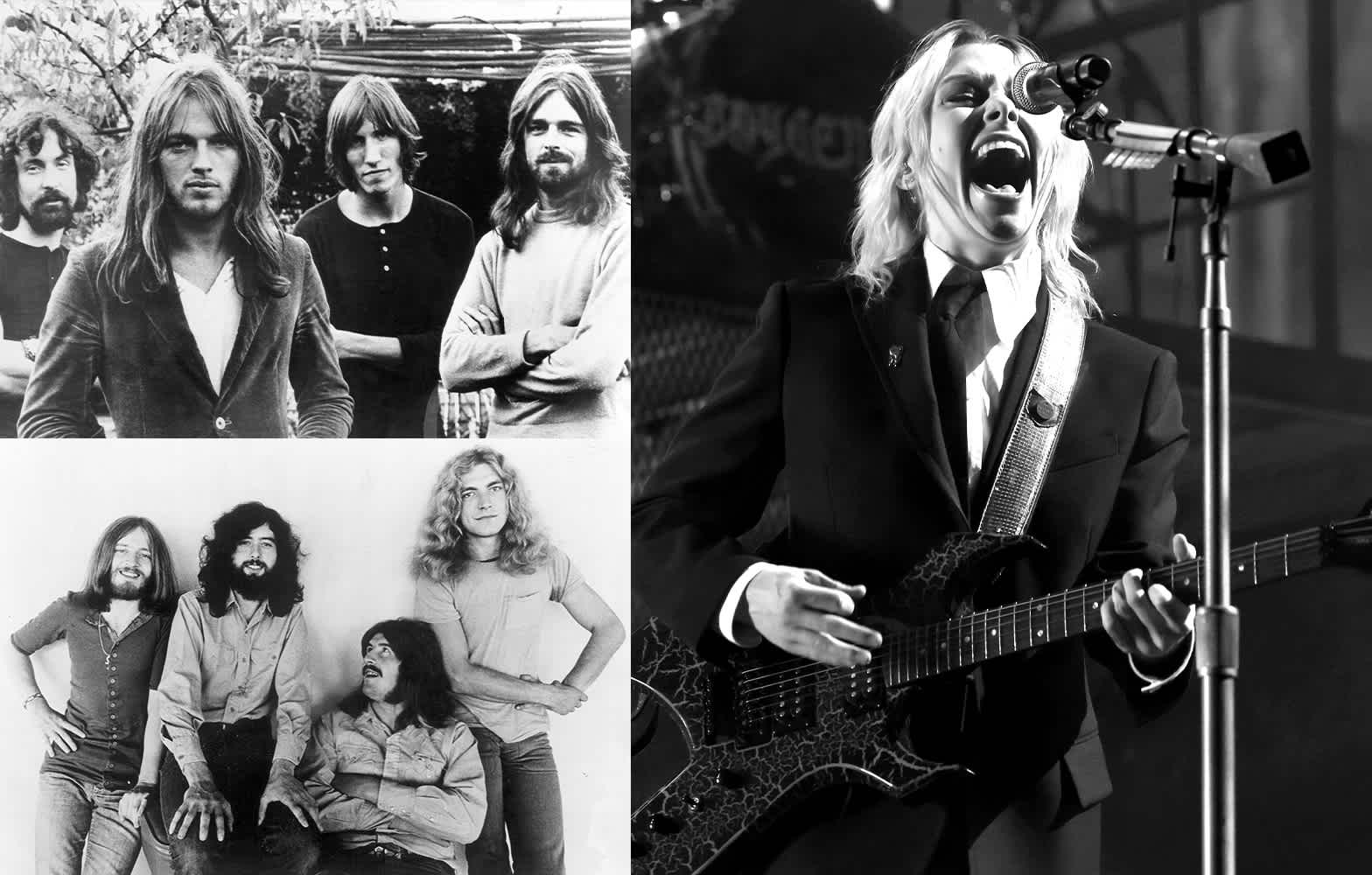 Pink Floyd, Led Zeppelin, and Pheobe Bridgers of Boygenius