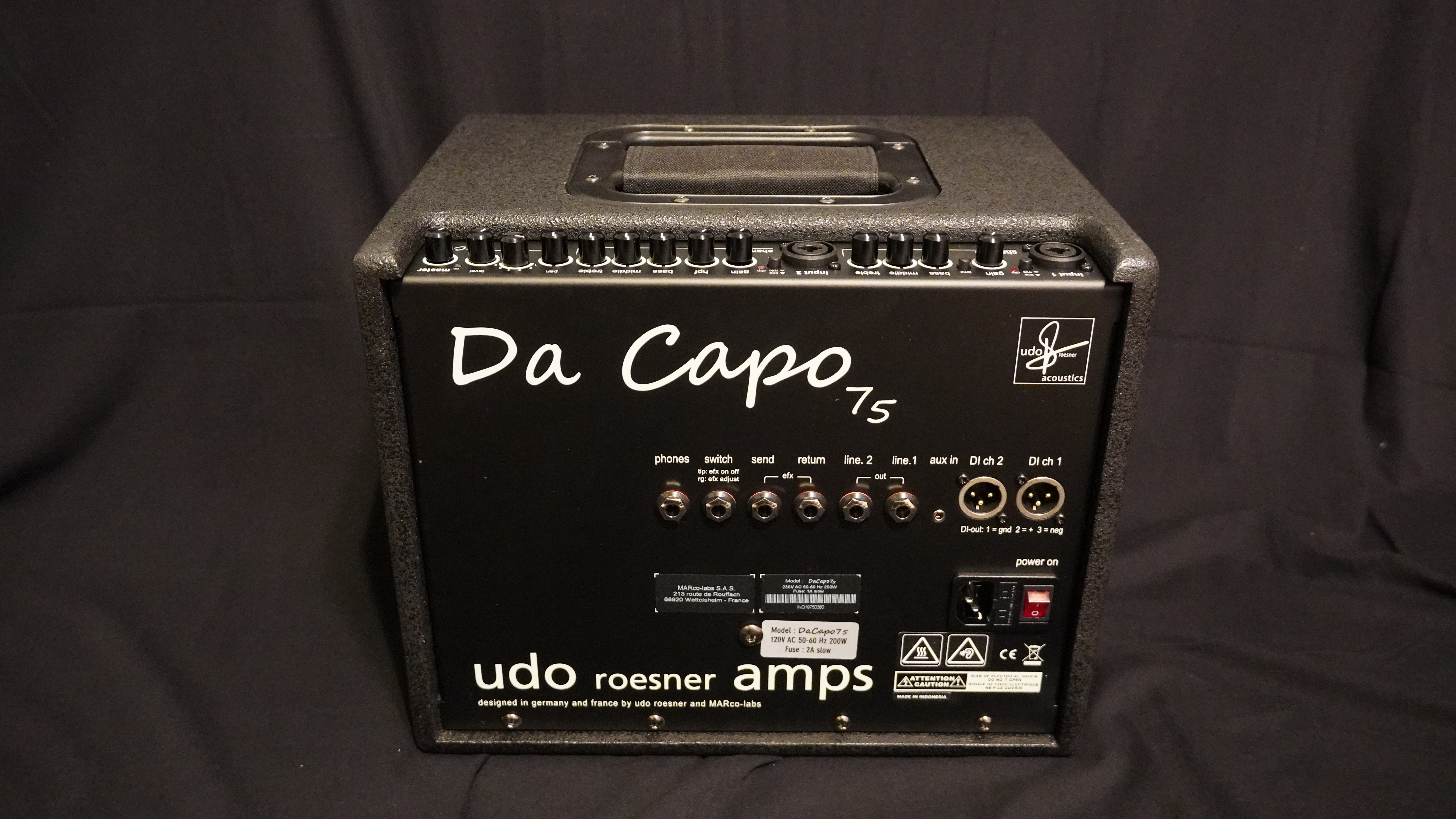 Udo Roesner De Capo 75 amp