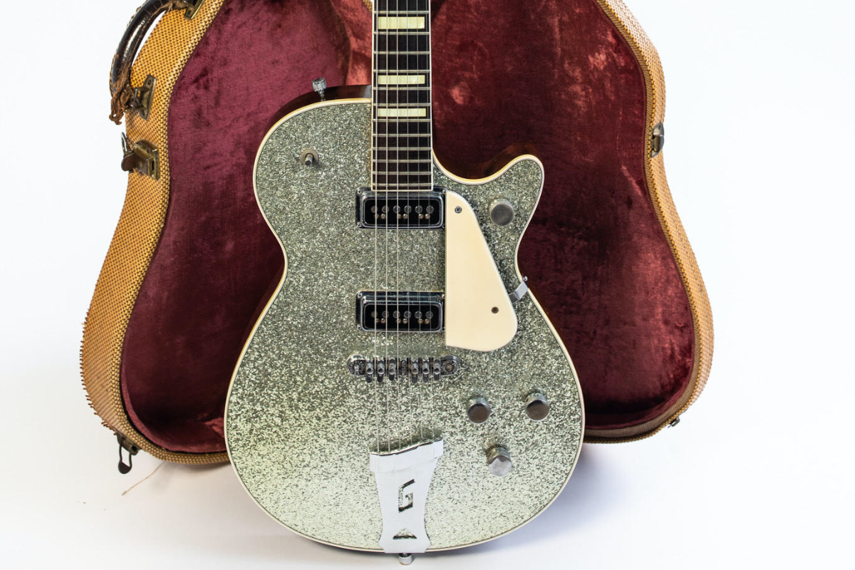 The earliest documented Gretsch Sparkle Jet, from 1953. Photos via Nathan Fasold of Black Book Guitars in Portland.