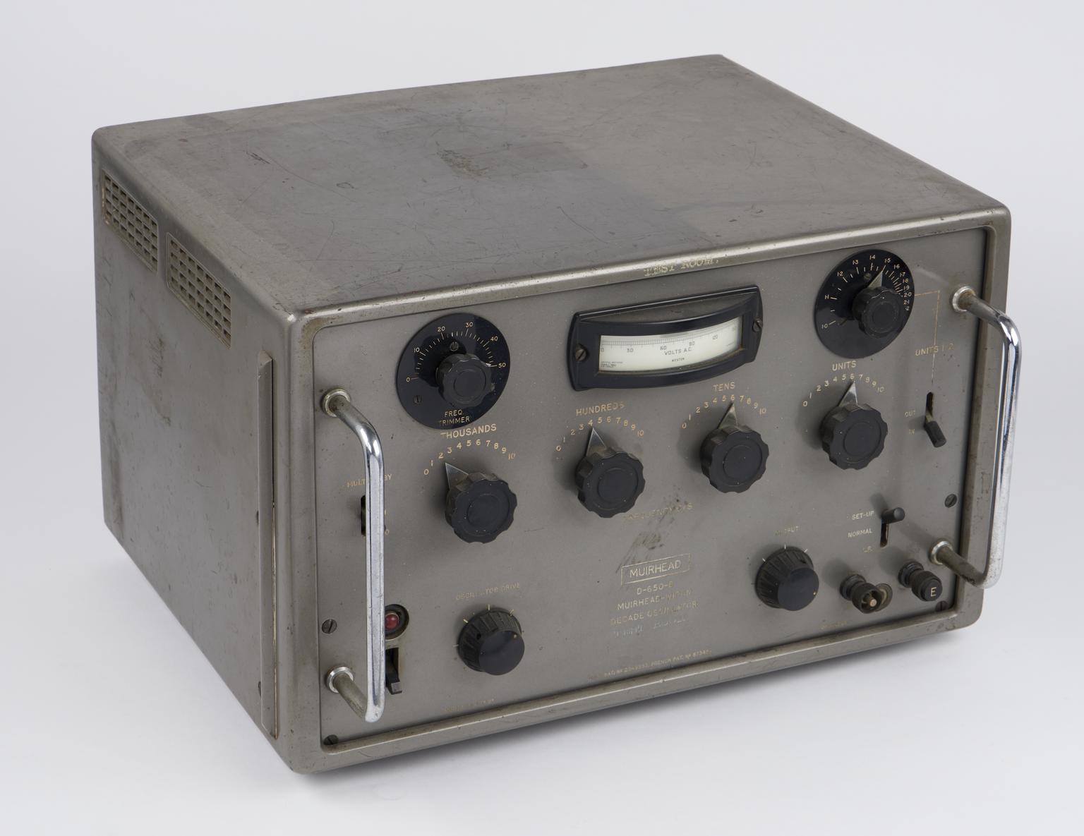Muirhead D-650B Oscillator, like one used in the Radiophonic Workshop