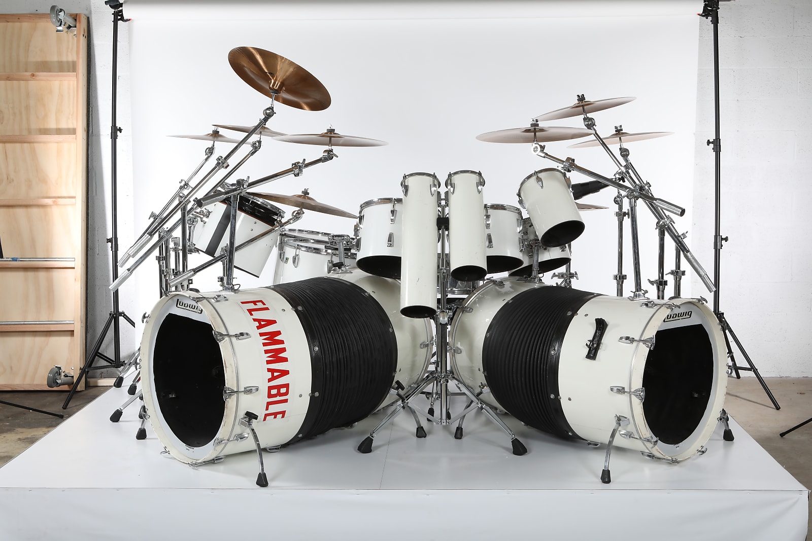 1980s' Ludwig Van Halen Invasion Tour kit