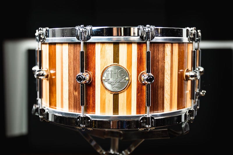 HHG Drums Recycle Series Stave Snare, Satin Lacquer