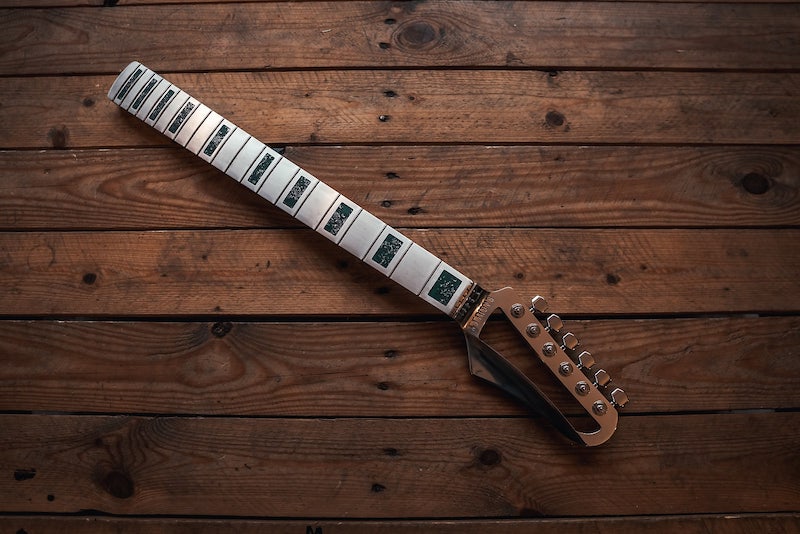 Guitars Aluminum Bolt-On Replacement Neck - F-Style block inlays