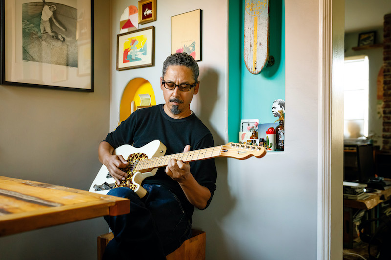 Guerrero playing a Telecaster