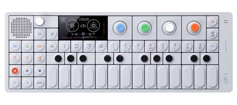 Front panel of the Teenage Engineering OP-1