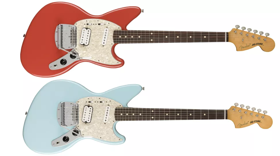 horizontal jag-stangs in red and blue