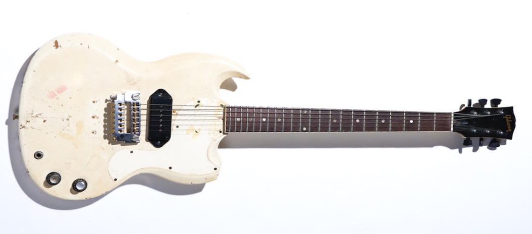 1962 Gibson SG TV Junior on white background