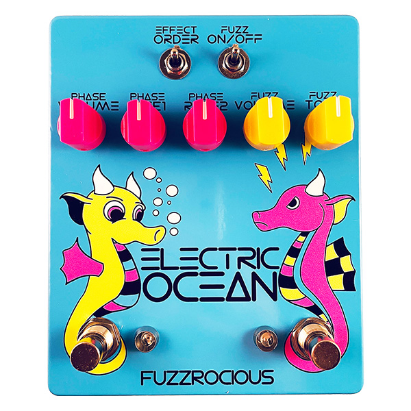 fuzzrocious electric ocean with the standard blue finish