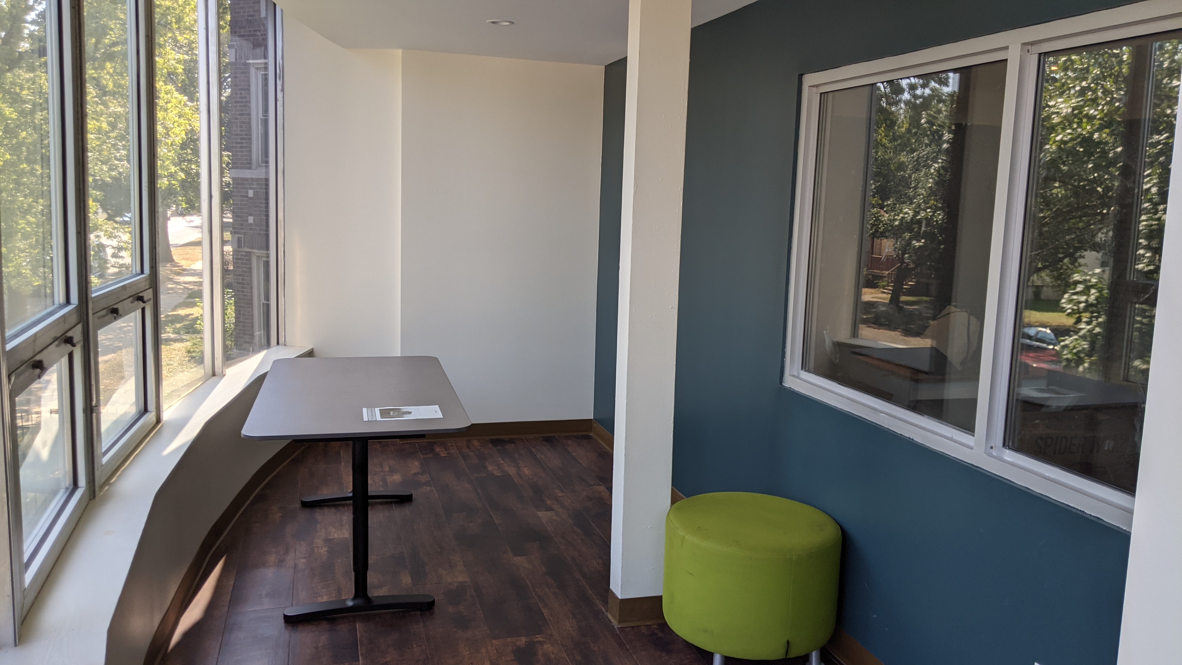 The mixing room will have a small lounge next to it, where others can watch and learn.