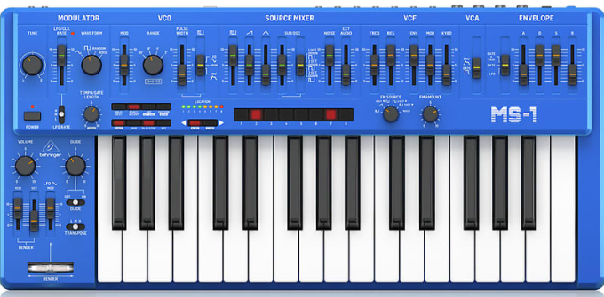 blue Behringer MS-1