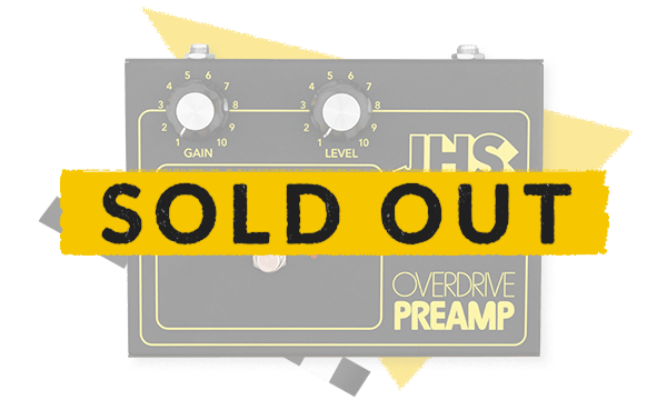 ギター JHS OVERDRIVE PREAMP JHS Pedals Overdrive Preamp – United States