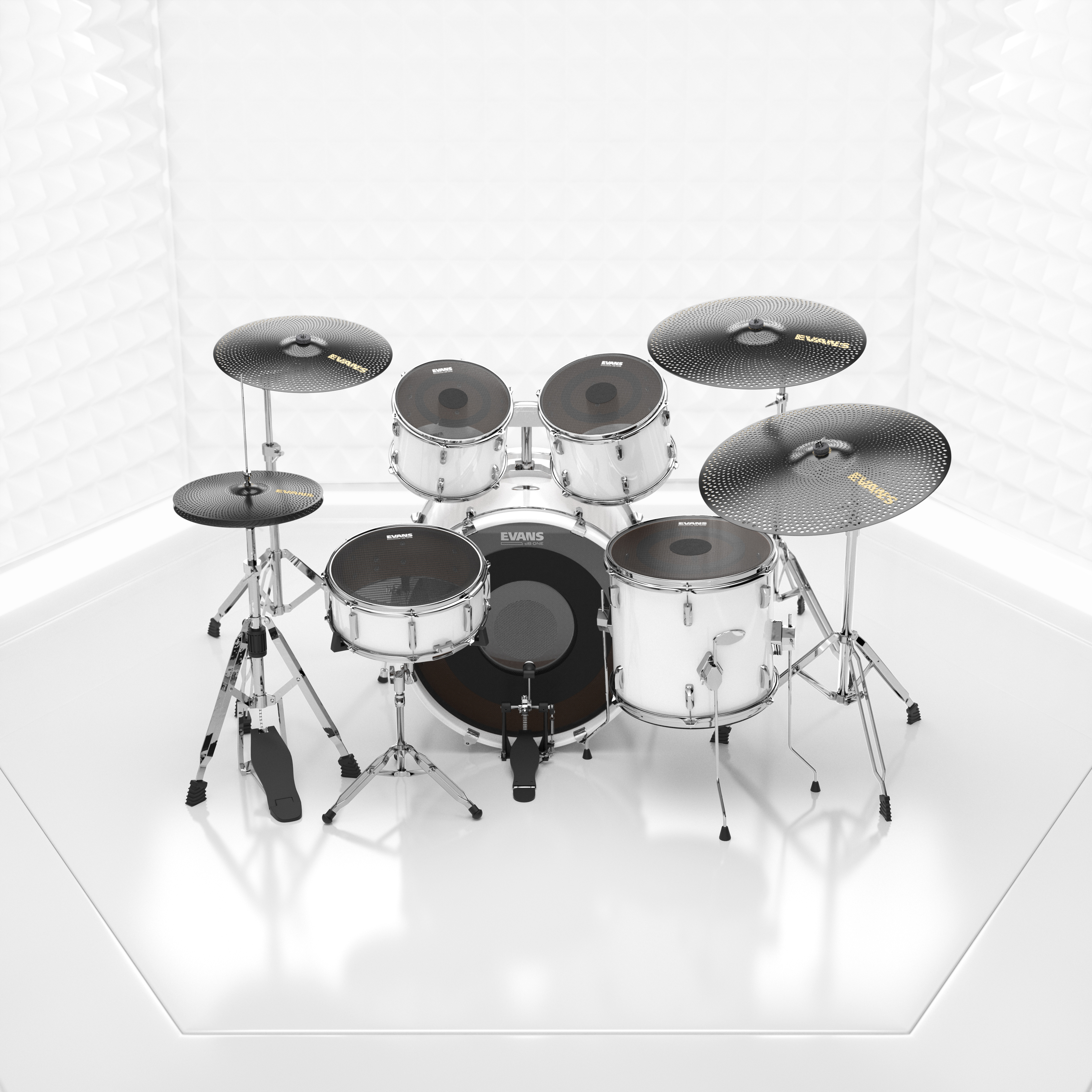 full evans db one drum set