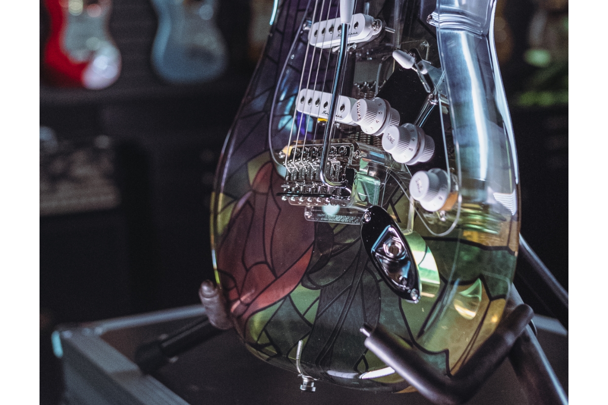 Play Your Favourite Tunes With A acrylic bass body 