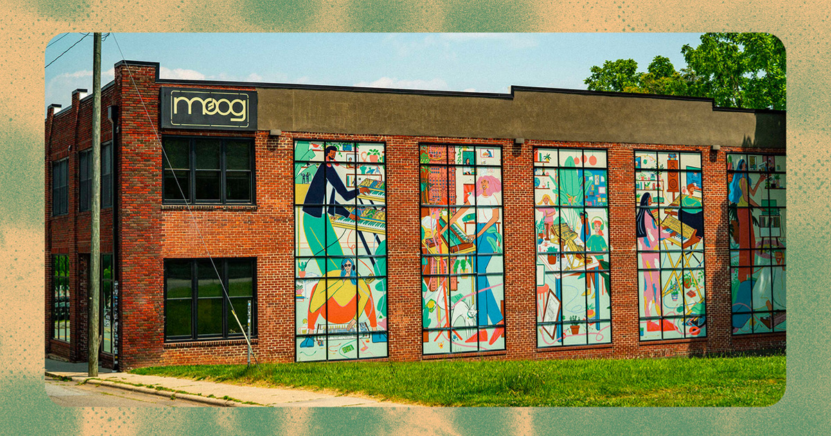 The Moog HQ in Asheville, North Carolina.