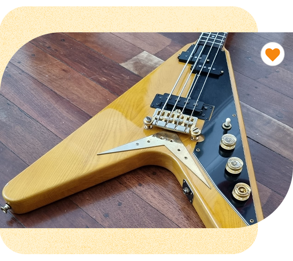 Greco FVB 900 Flying V Bass 1977