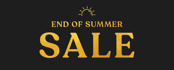 End of summer Sale – opptil 60% rabatt!
