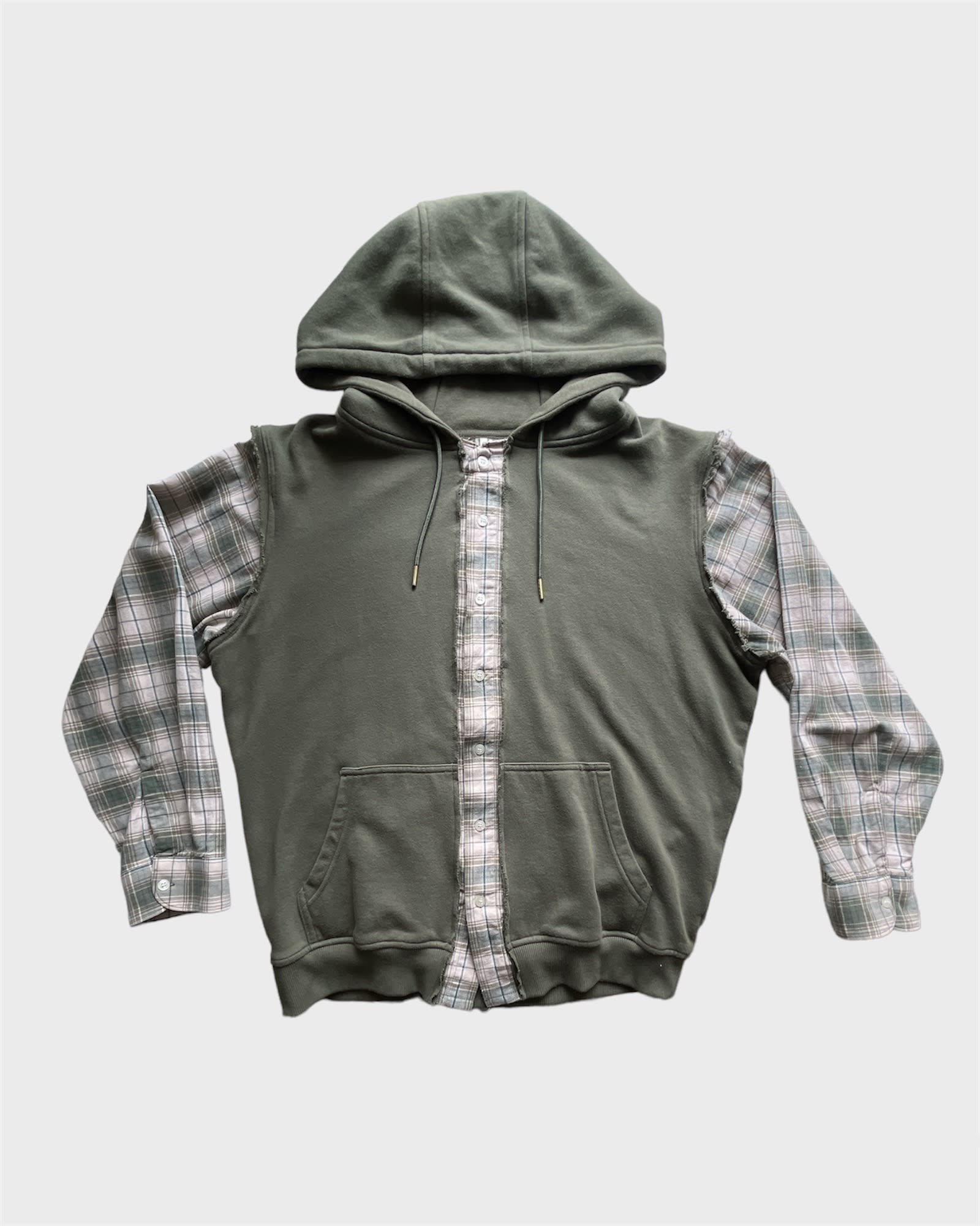 PLAID SHIRT HOODIE COMBO 2 2 Revibe