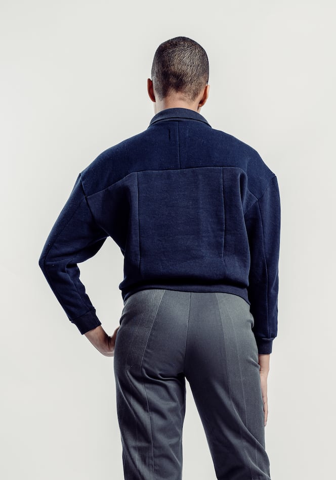 Sweat col camionneur