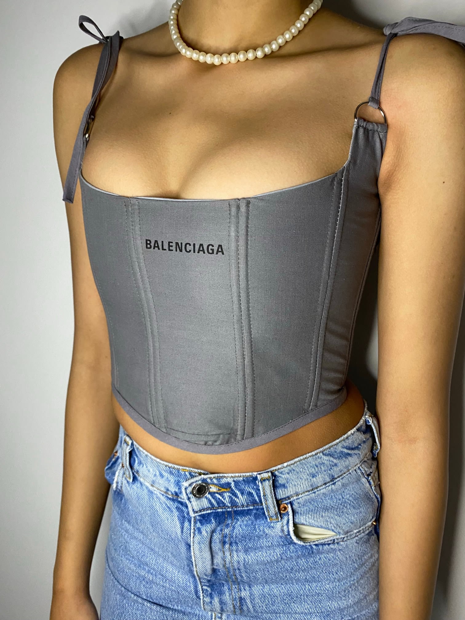 Balenciaga Reworked Corset Top