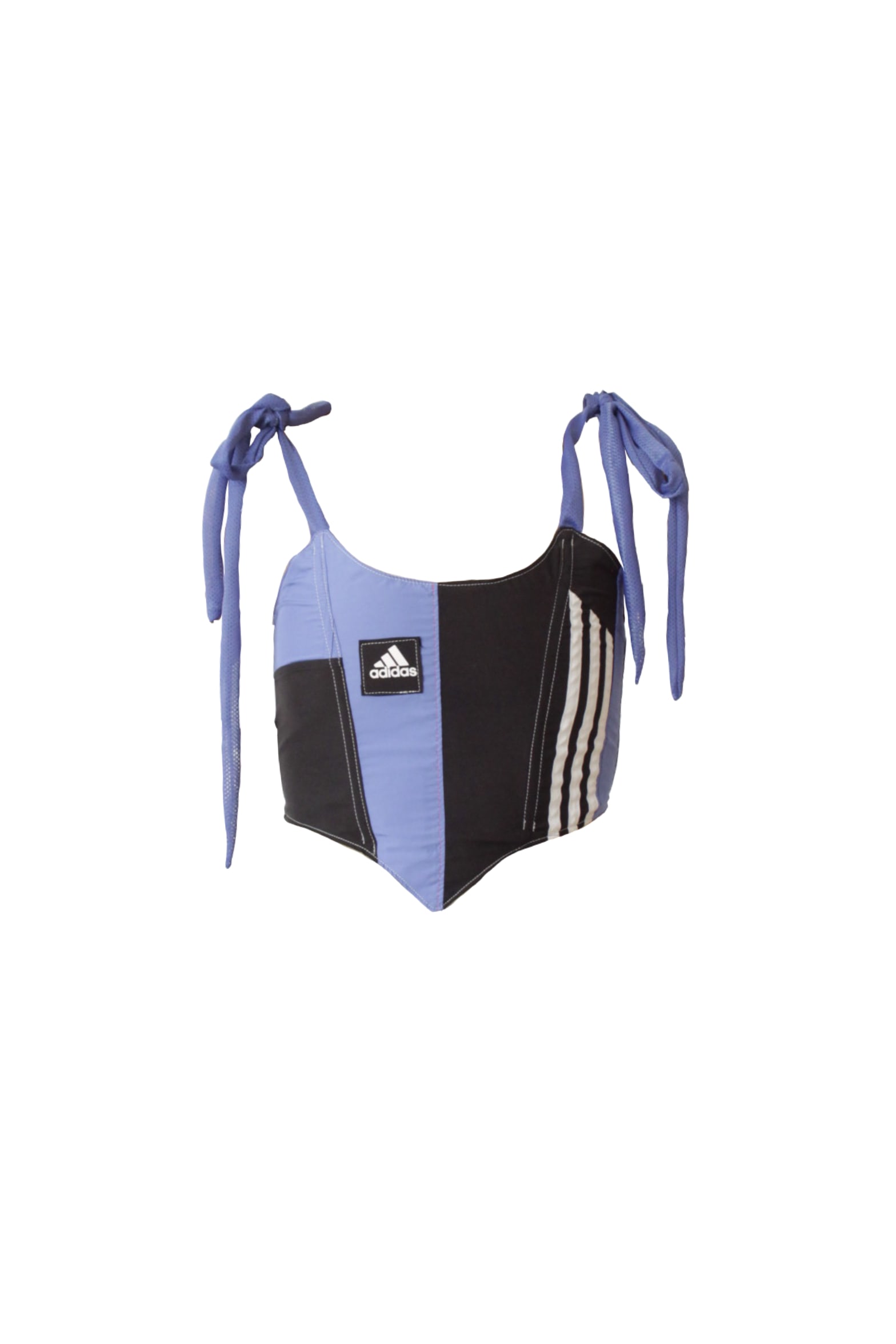 I reworked an Adidas sports top into a corset. I drafted the pattern myself  and i'm quite please with how it turned out. I've wanted to upcycle this  material for a while