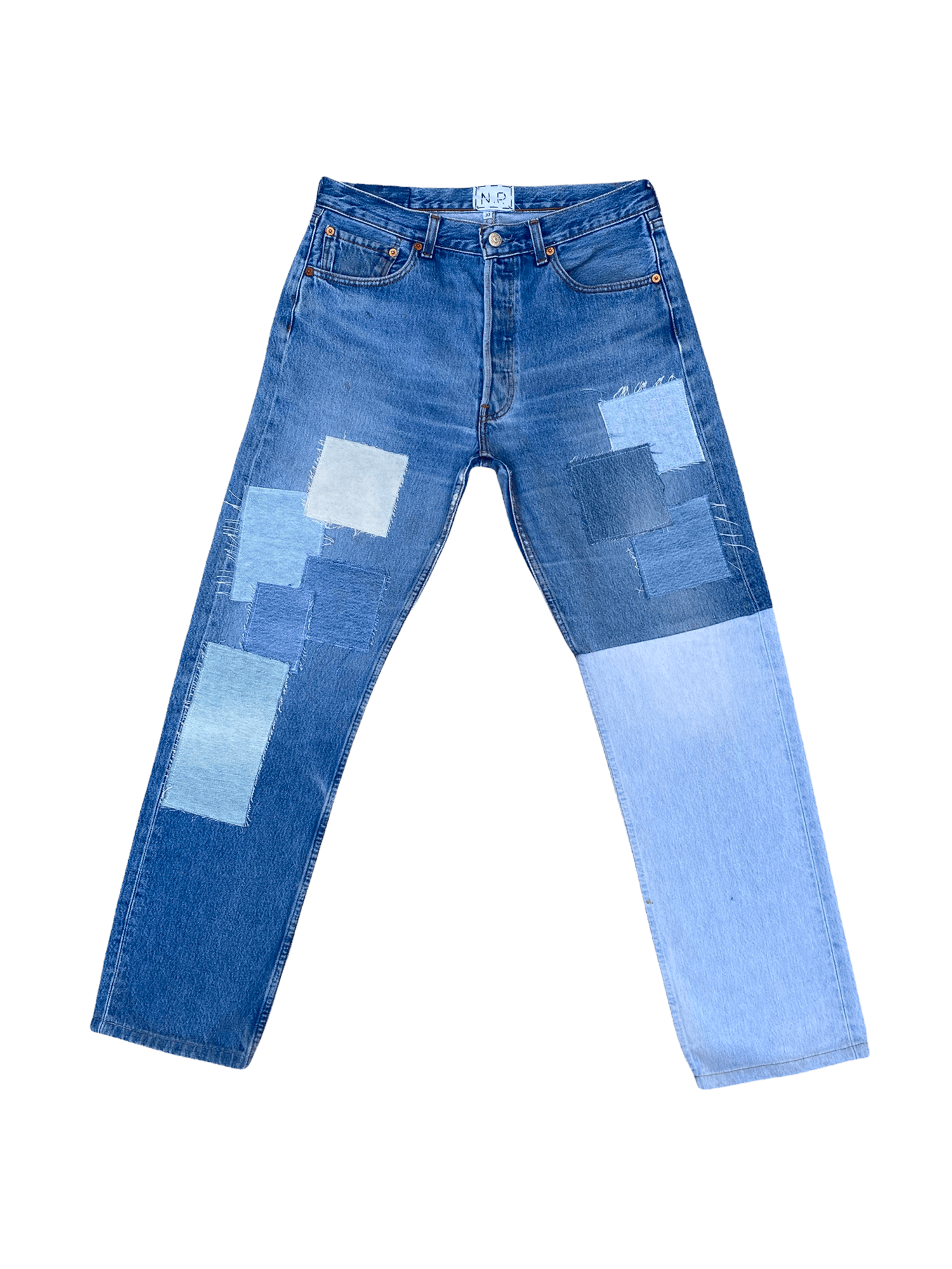 The Denim Patchwork Pants (Made to Order)