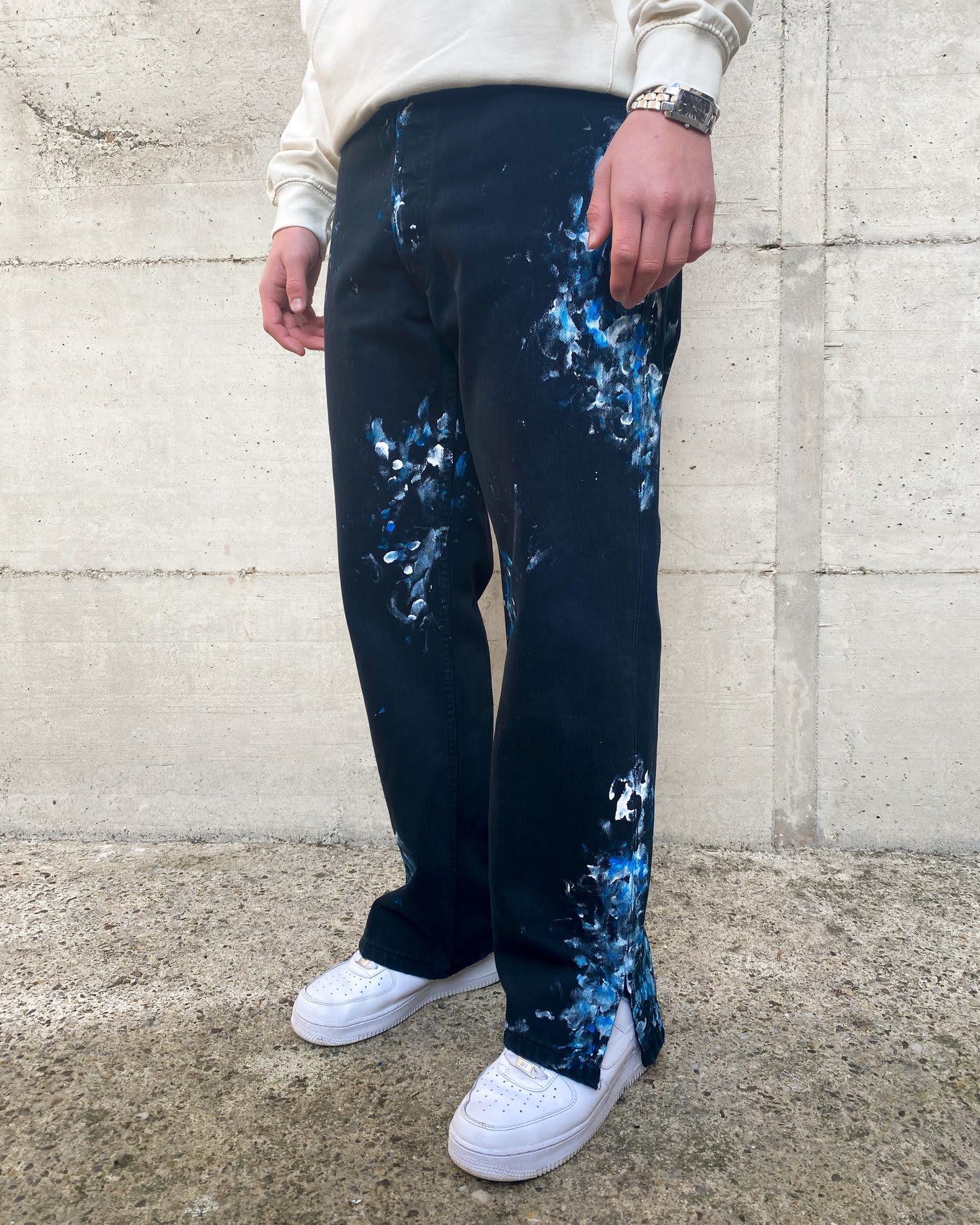 RETRO PAINT SPLATTER JEANS – never better