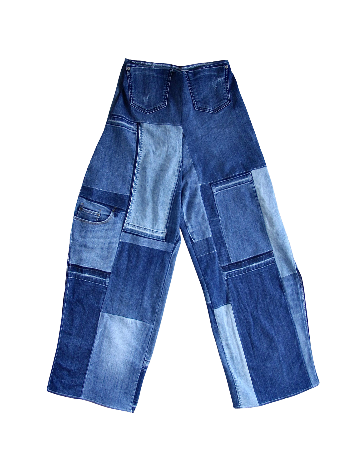 WRAPPED PANTS DENIM REDONE | Revibe