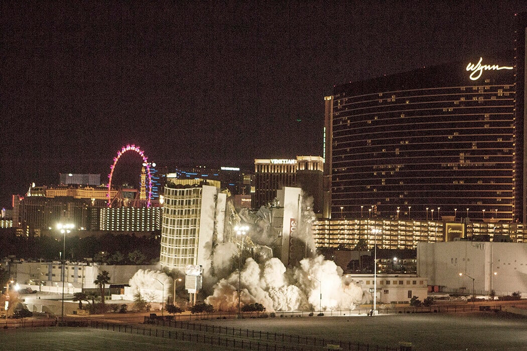 Iconic Las Vegas Strip casino faces implosion and demolition - TheStreet