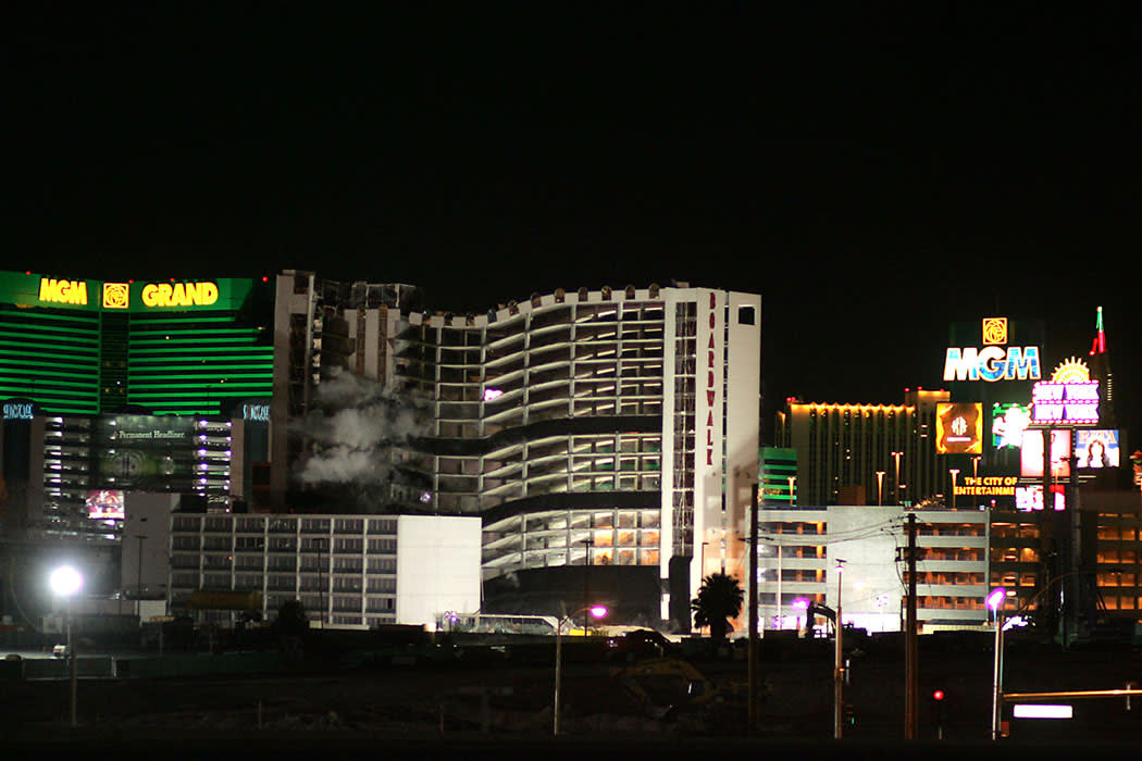 VIDEO: Implosion Of Iconic Riviera Casino In Las Vegas Sends Huge