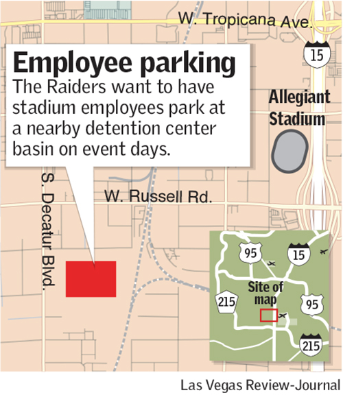 Allegiant Stadium Parking Map