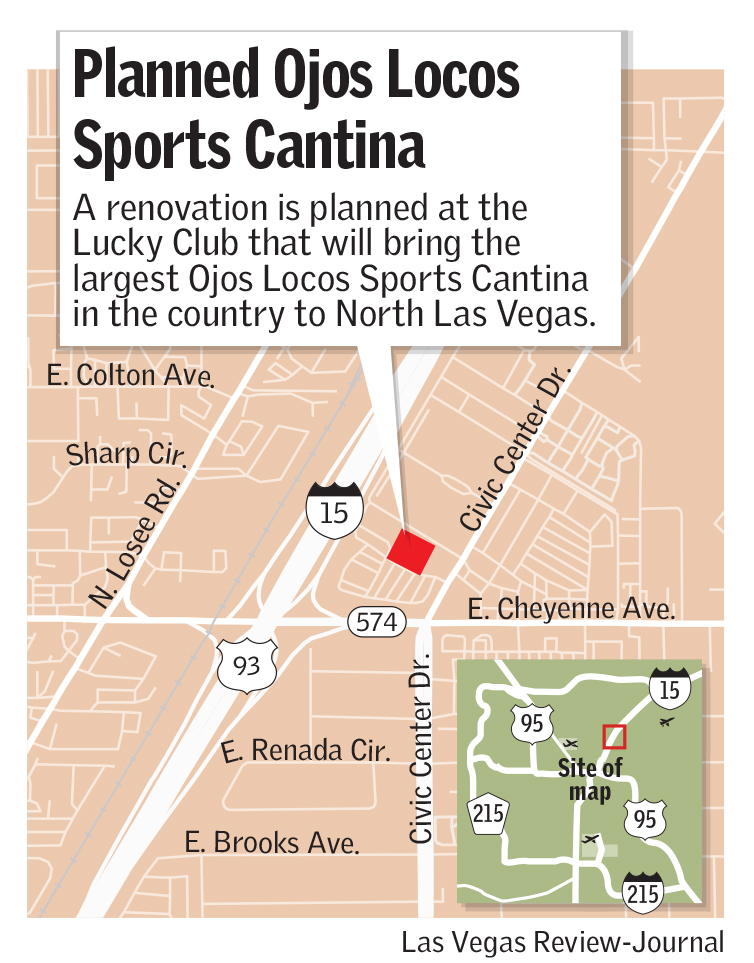 Latino-focused casino planned in Lucky Club makeover with Ojos Locos Sports Cantina