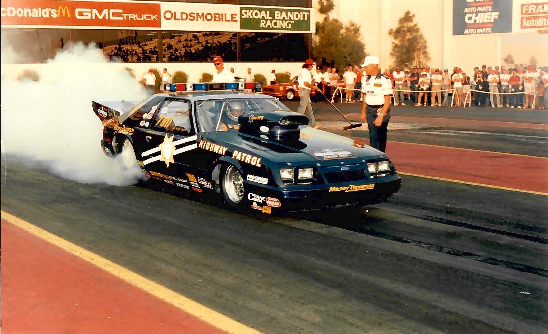 Historic Nevada Highway Patrol Mustang drag racer "The Chaser" up for Auction