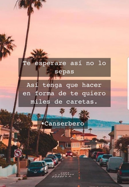 Crea Tu Frase – Frase #58607: Te esperare así no lo sepas Así tenga que  hacer en forma de te quiero miles de caretas. •Canserbero