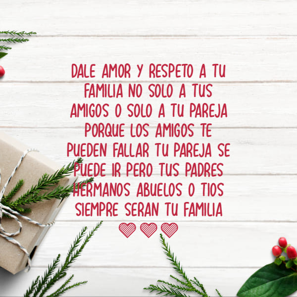 Crea Tu Frase – Frase #60333: Dale amor y respeto a tu familia no solo a tus  amigos o solo a tu pareja porque los amigos te pueden fallar tu pareja se