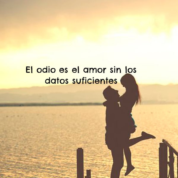 Frases de Amor - El odio es el amor sin los datos suficientes