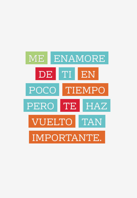 Frases de Amor - me enamore de ti en poco tiempo pero te haz vuelto tan importante.